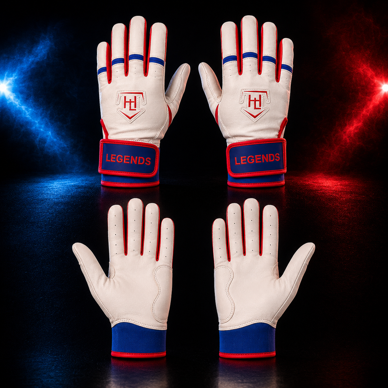 HL Short Strap Batting Gloves