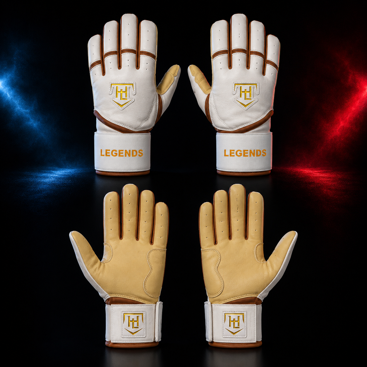 HL Long Strap Batting Gloves
