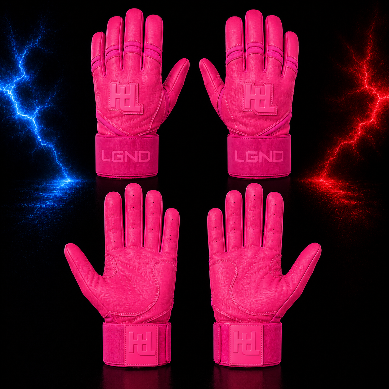 HL Long Strap Batting Gloves