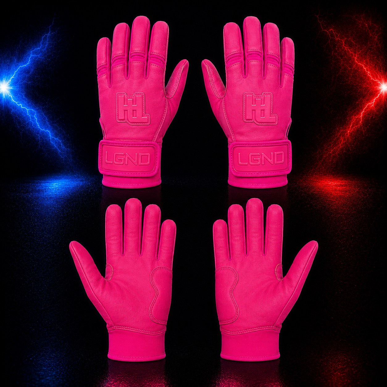 HL Short Strap Batting Gloves