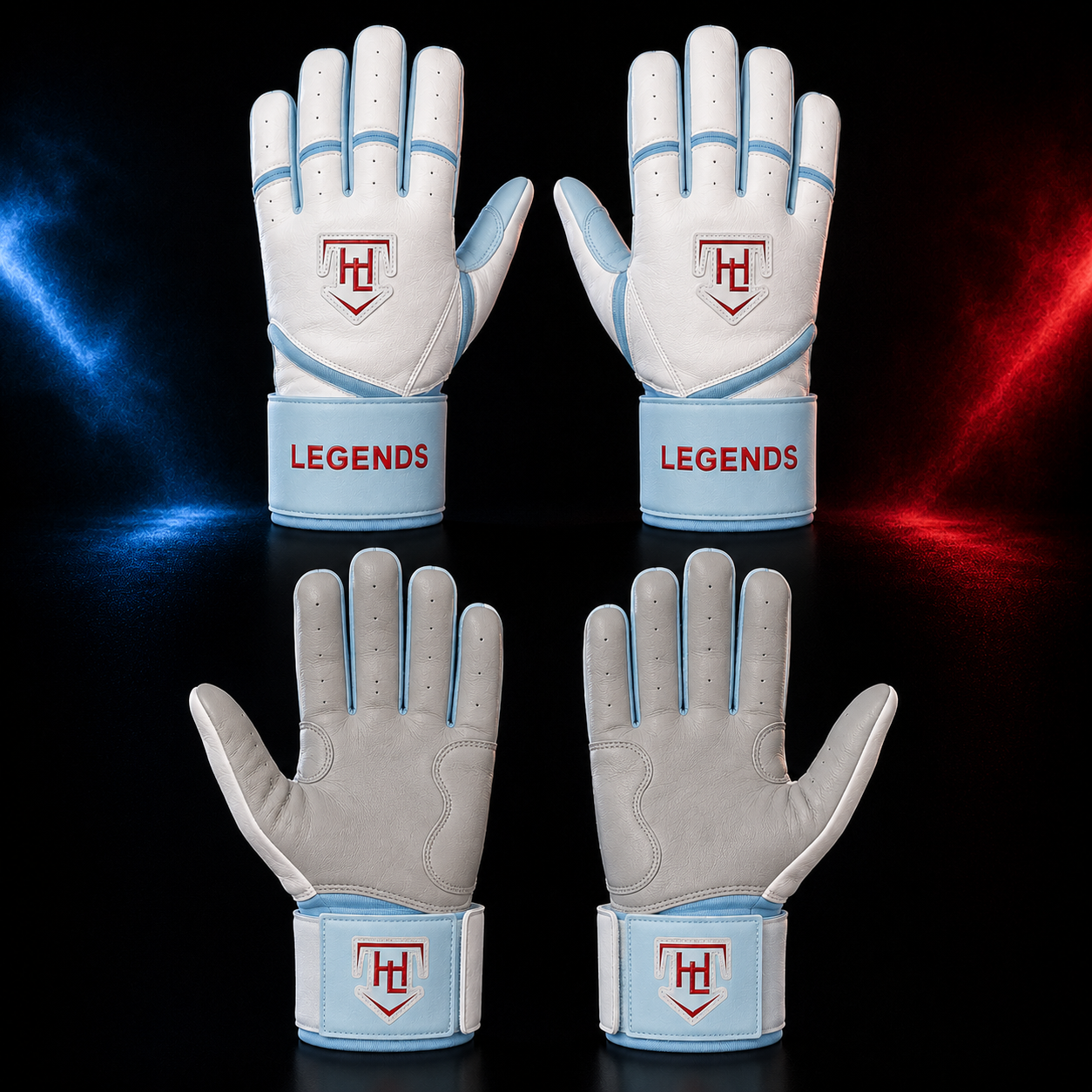 HL Long Strap Batting Gloves