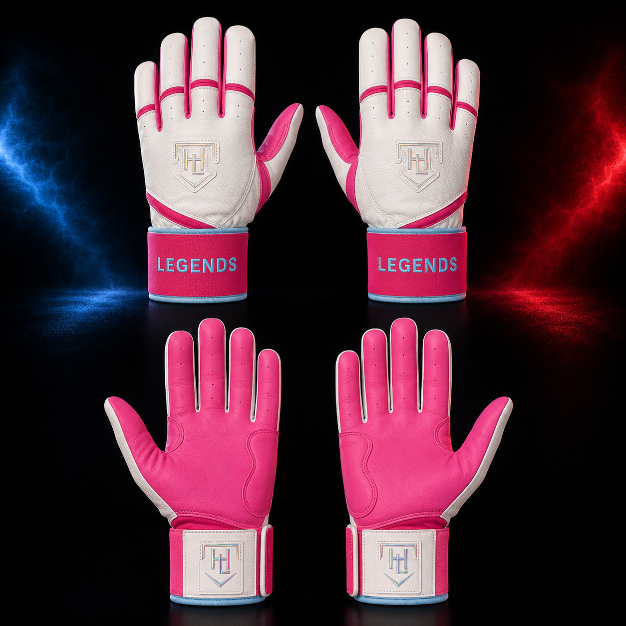 HL Long Strap Batting Gloves