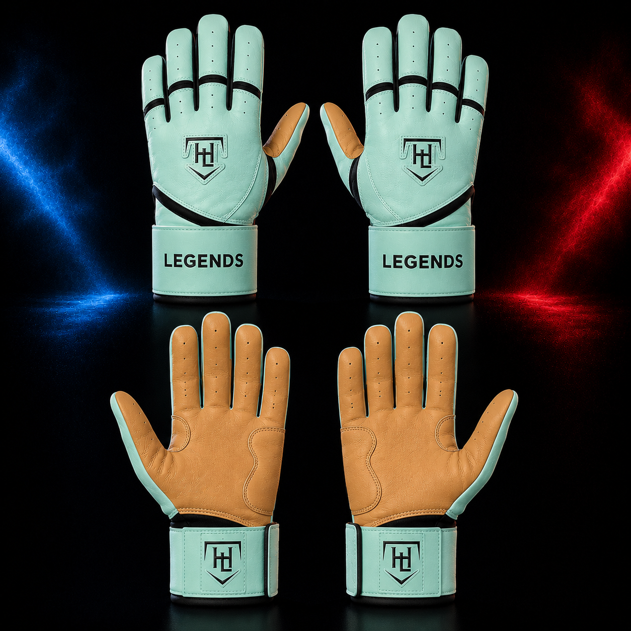 HL Long Strap Batting Gloves