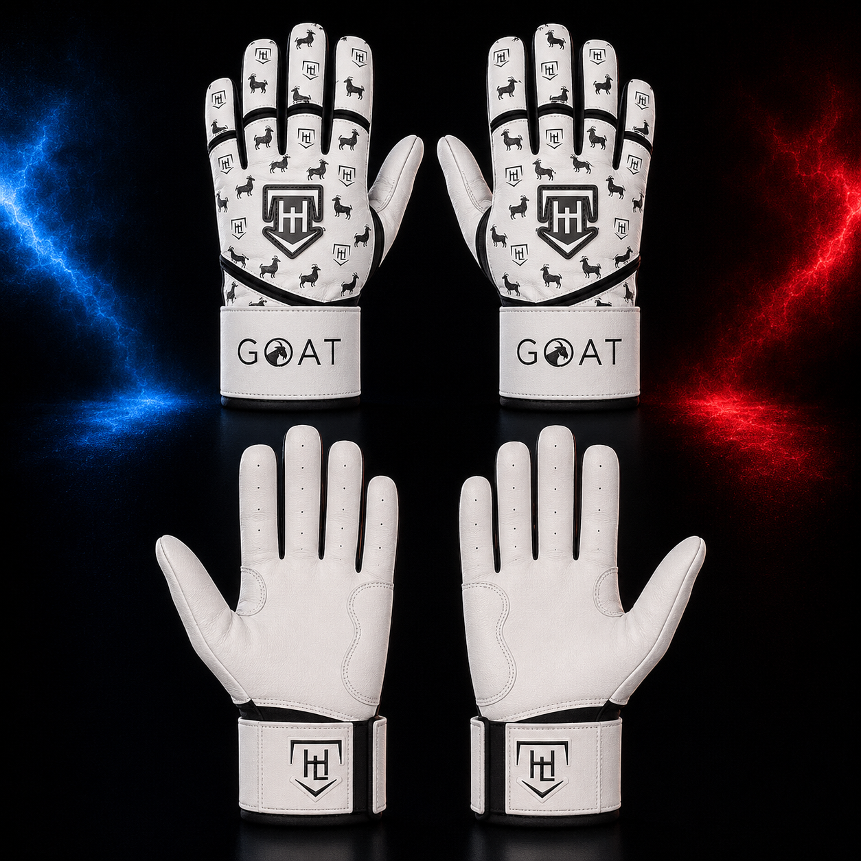 HL Long Strap Batting Gloves