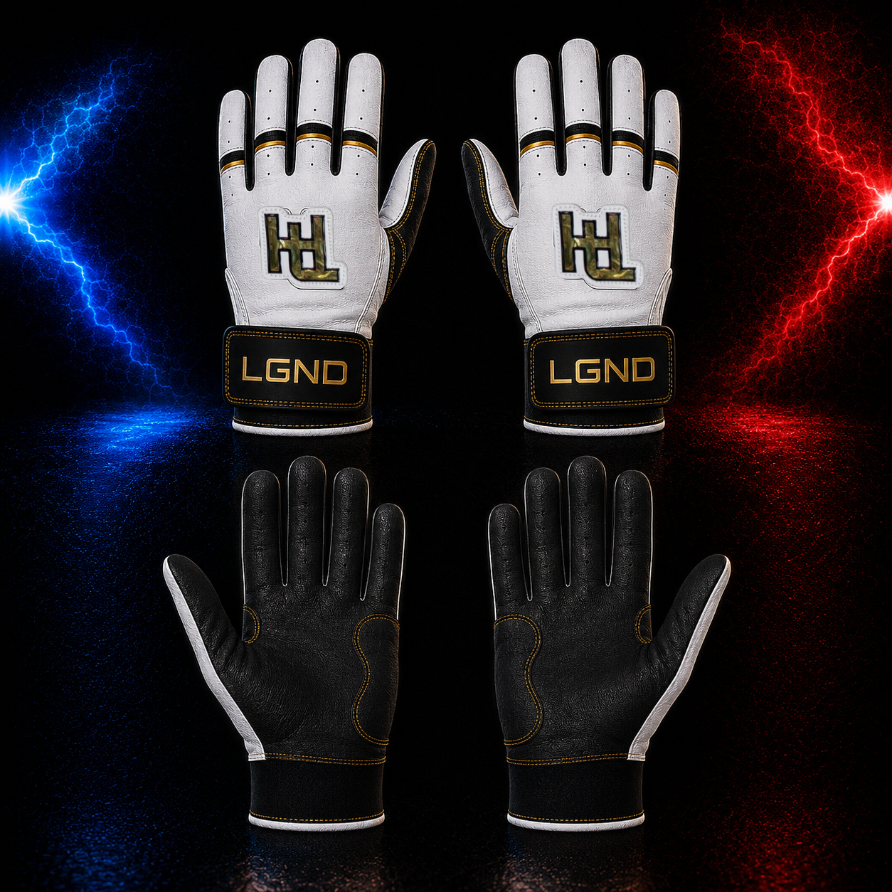 HL Short Strap Batting Gloves